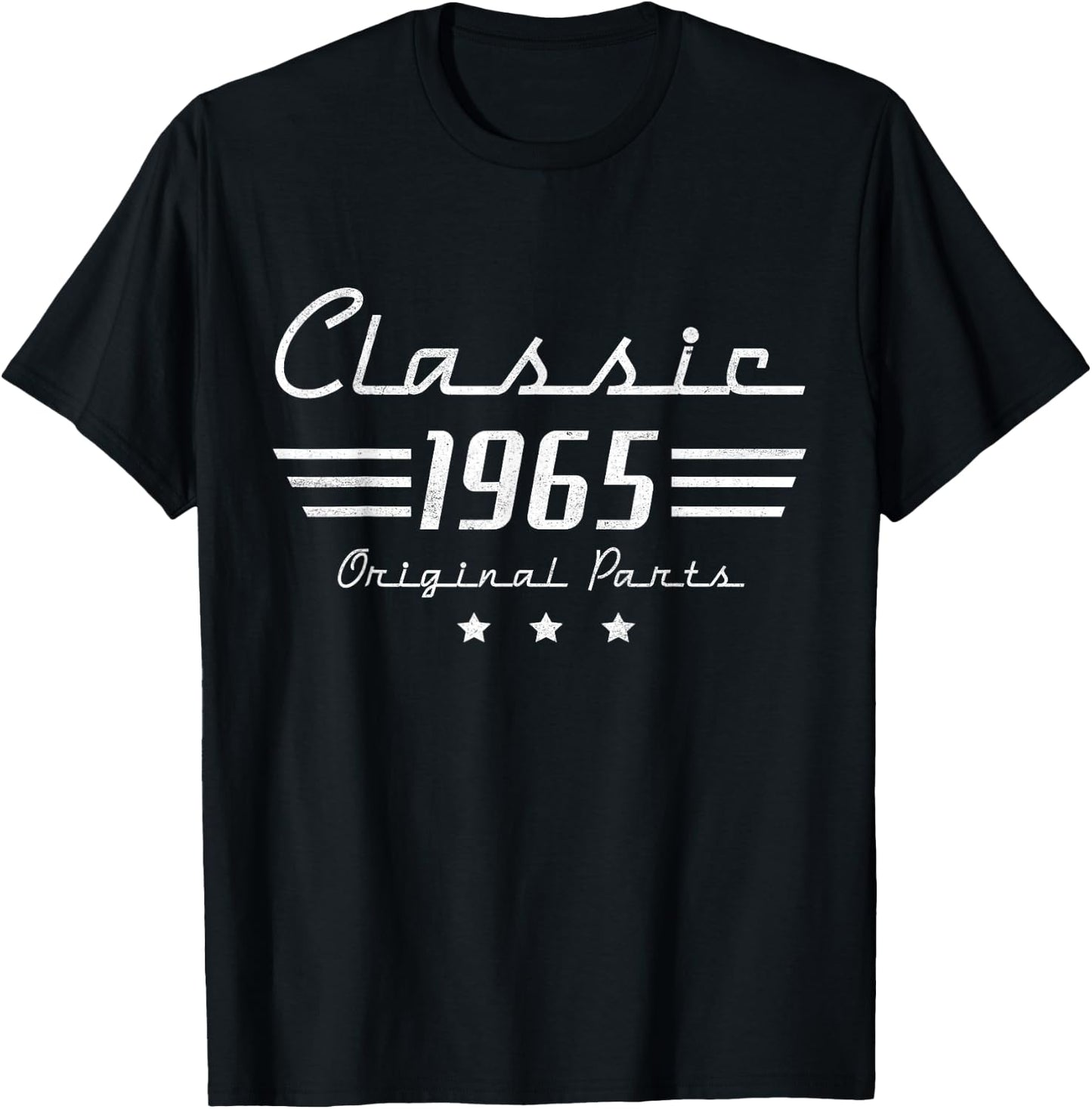 60 Year Old Vintage Classic Car 1965 60th Birthday Gifts Men T-Shirt - T-Shirt | Black