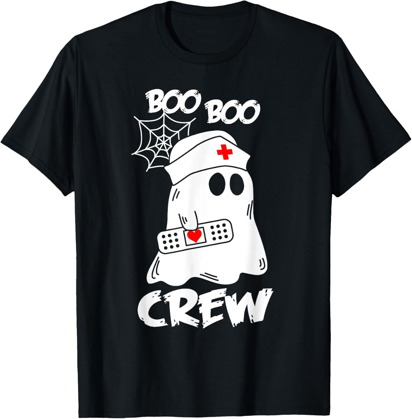 Boo Boo Crew Nurse Shirts Halloween Nurse Shirts T-Shirt - T-Shirt | Black