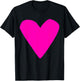 Pink Heart Purple T-Shirt - T-Shirt | Black