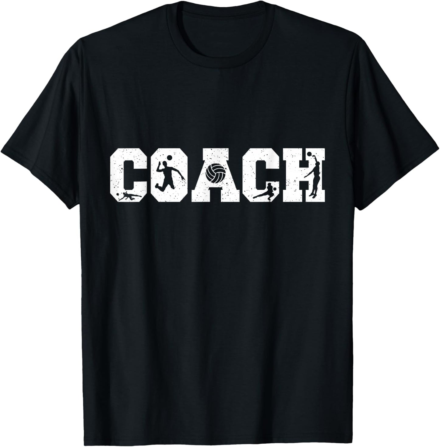 Volleyball Coach T-Shirt - T-Shirt | Black