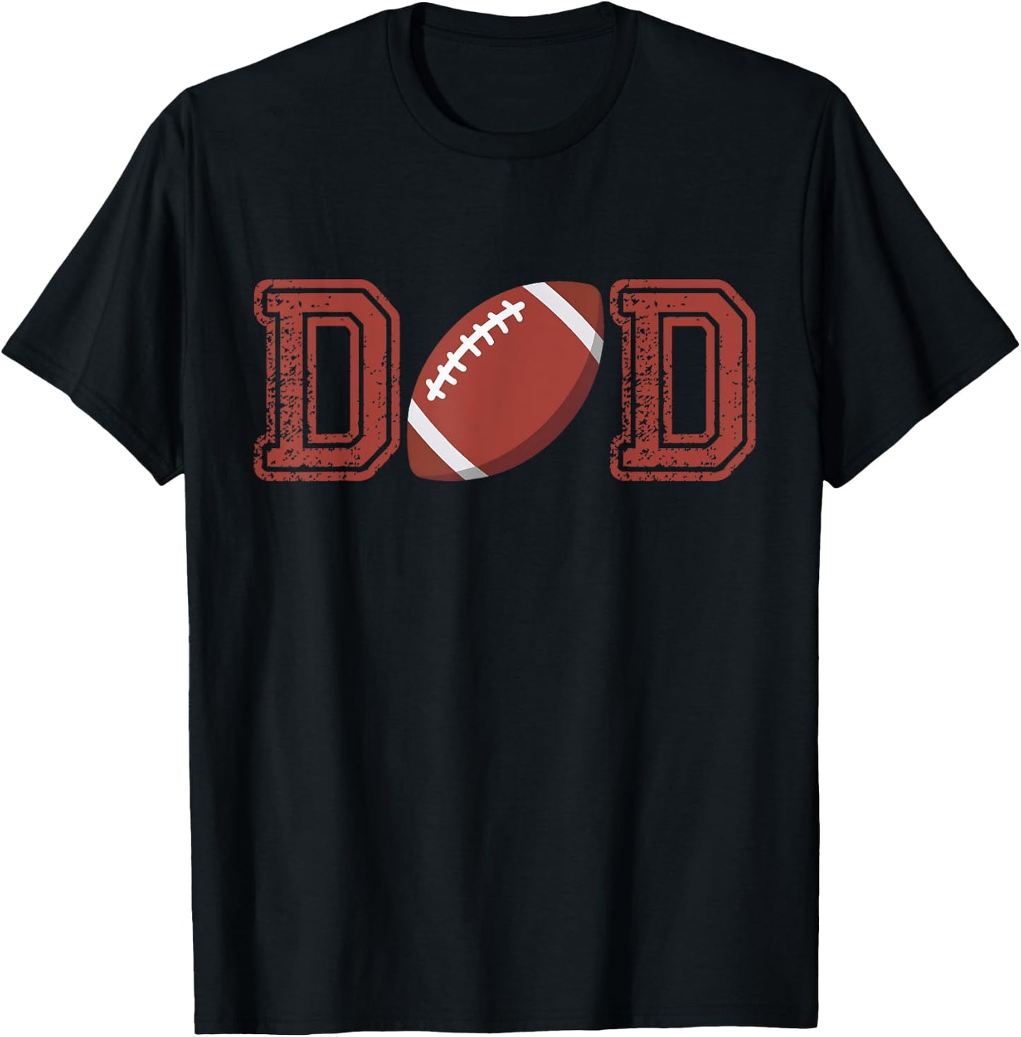 Dad Of The Birthday Boy Football Player Matching Family T-Shirt - T-Shirt | Black