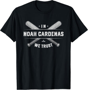 We Trust Noah Cardenas Prospect Baseball Fan Gear T-Shirt - T-Shirt | Black