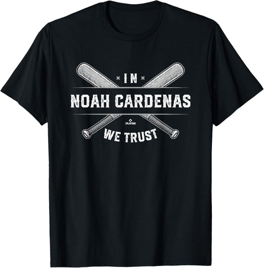We Trust Noah Cardenas Prospect Baseball Fan Gear T-Shirt - T-Shirt | Black