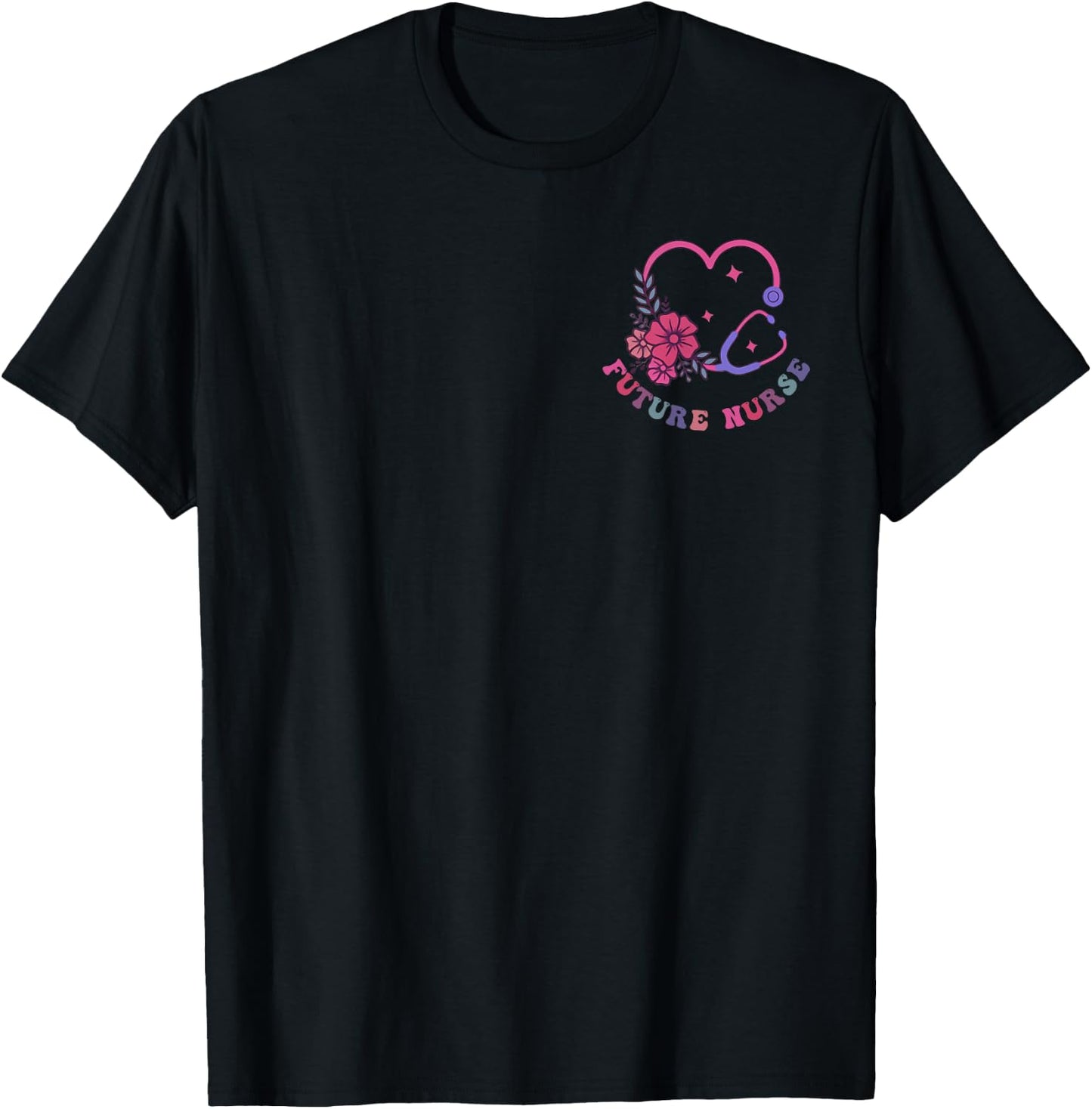 In My Nursing Student Era 2 Sided Future Nurse In Progress T-Shirt - T-Shirt | Black