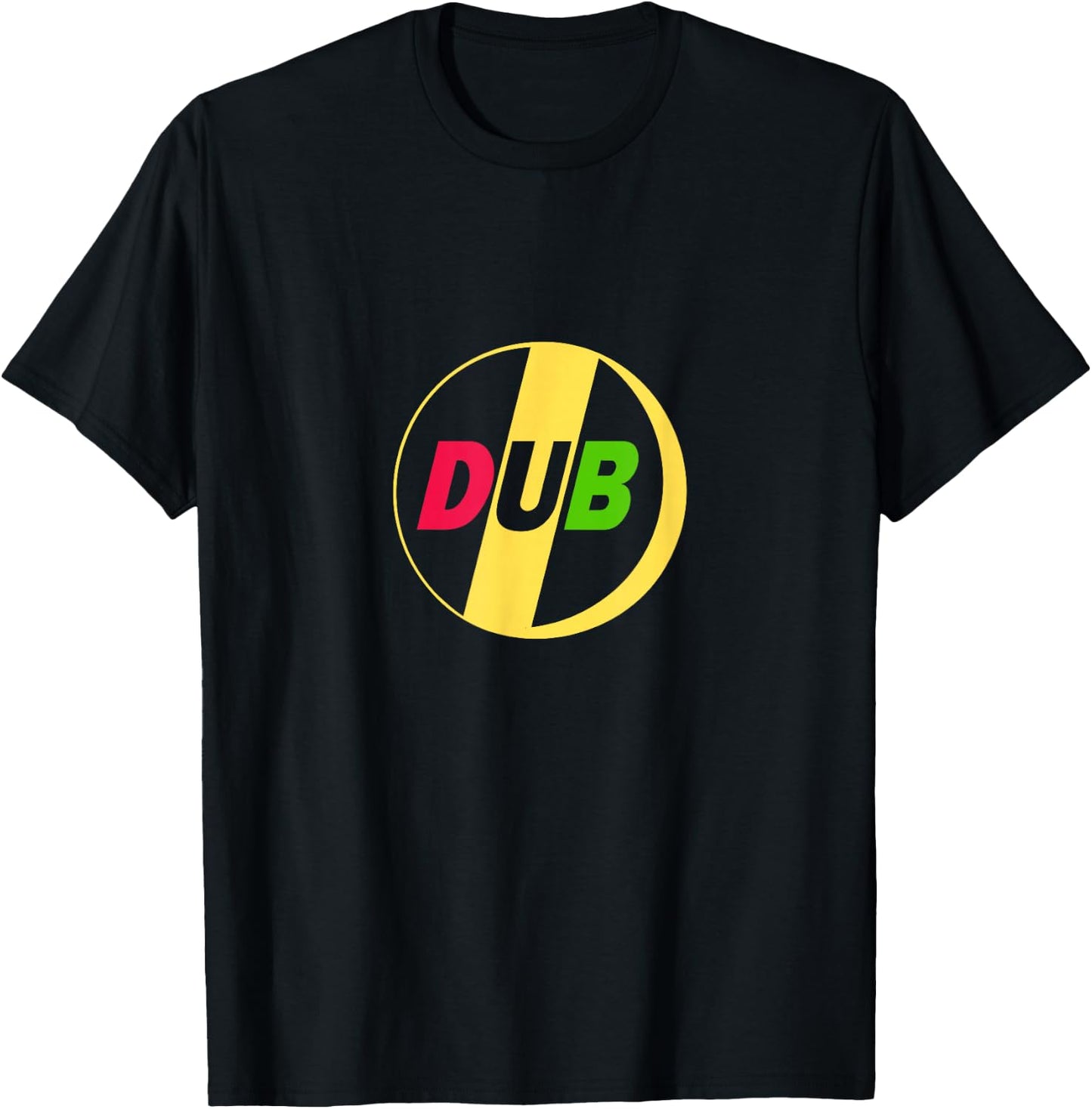 Dub Reggae Pill Rastafari Red Yellow Green T-Shirt - T-Shirt | Black