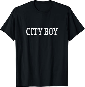 City Boy - Vintage Style T-Shirt - T-Shirt | Black
