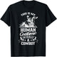 This Is My Human Costume I'm Really A Cowboy Cute Cowboys T-Shirt - T-Shirt | Black