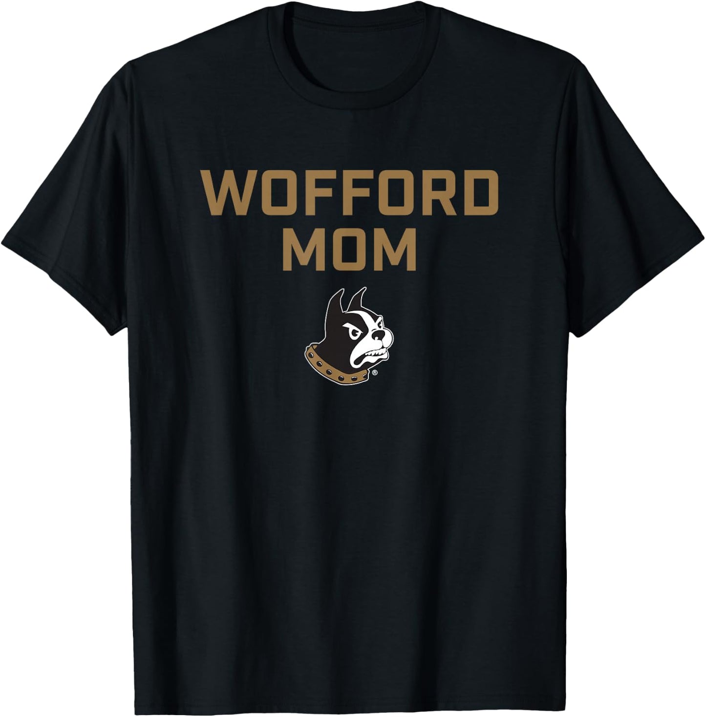 Wofford College Terriers Mom T-Shirt - T-Shirt | Black