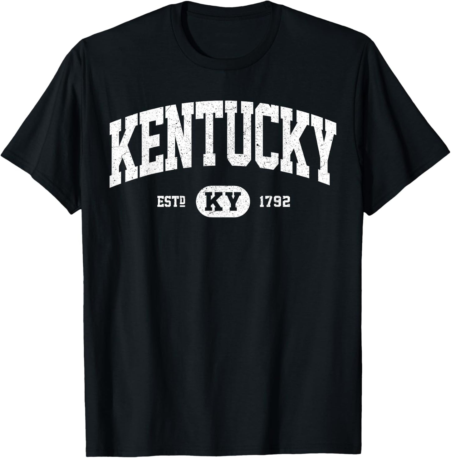 Vintage Kentucky Shirt, Retro Classic KY Souvenir T-Shirt - T-Shirt | Black