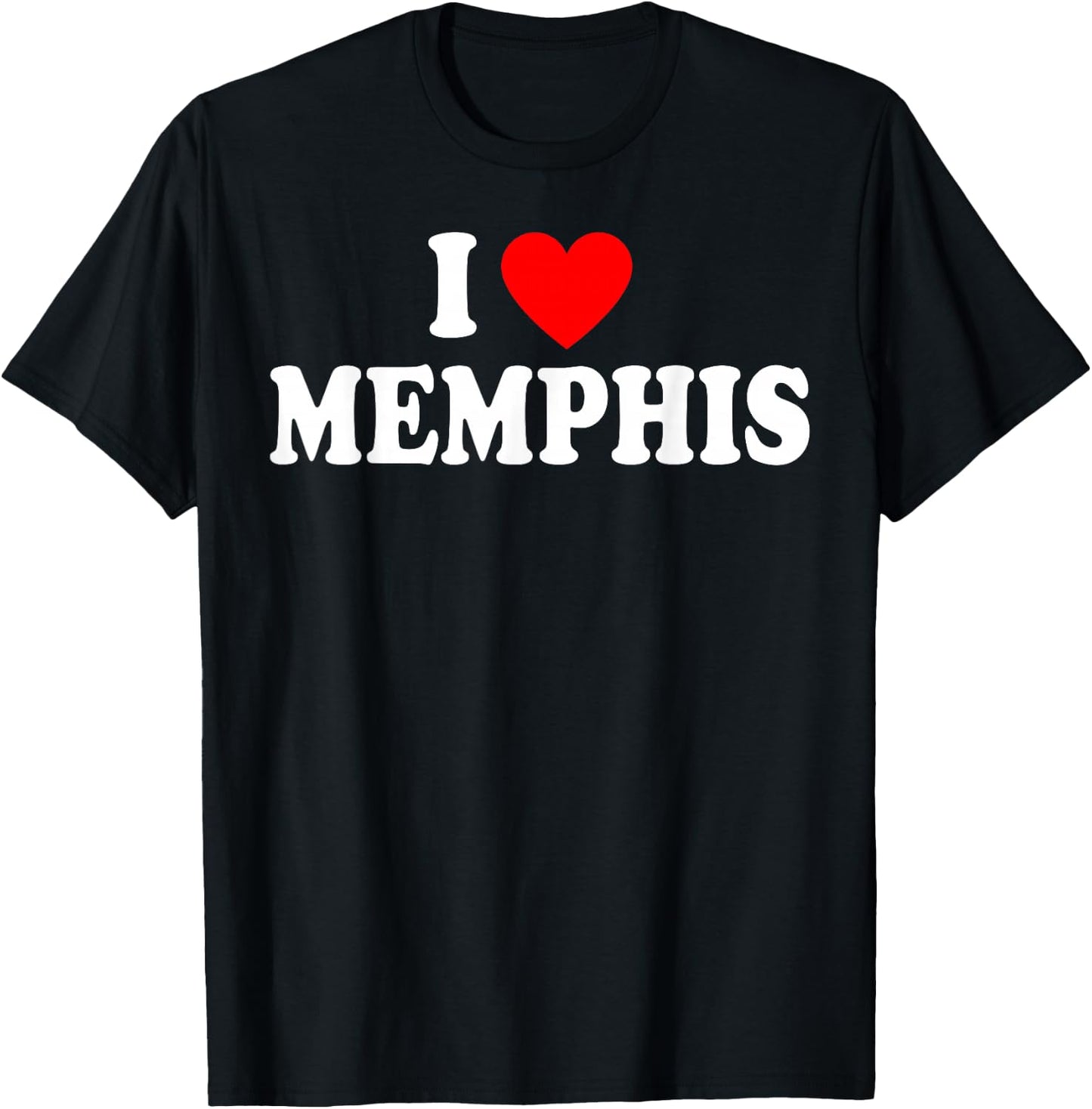 I Heart Memphis, I Love Memphis City Tennessee Classic T-Shirt - T-Shirt | Black