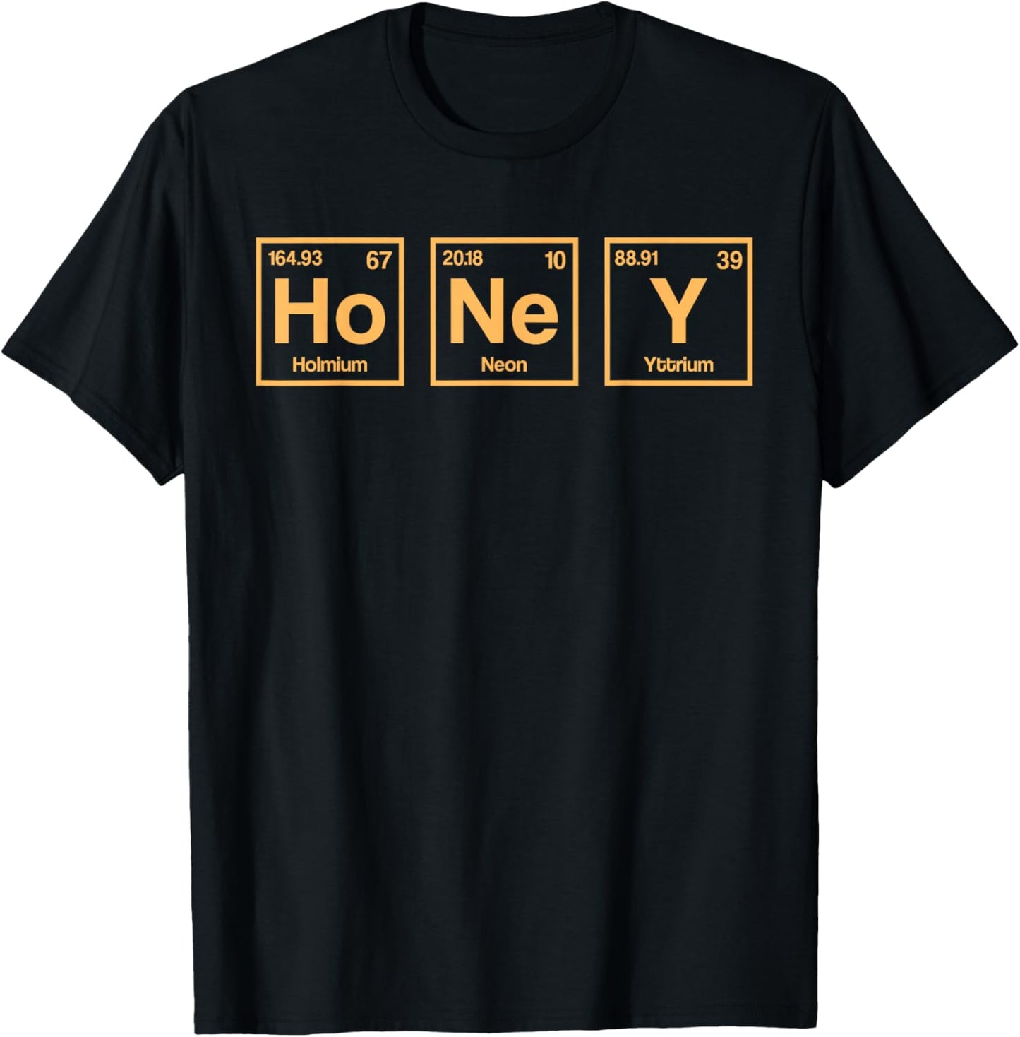 Honey Beekeeper Periodic Table Elements T-Shirt - T-Shirt | Black