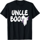 Uncle Boo Ghost Halloween Family Matching Spooky Dad Grandpa T-Shirt - T-Shirt | Black
