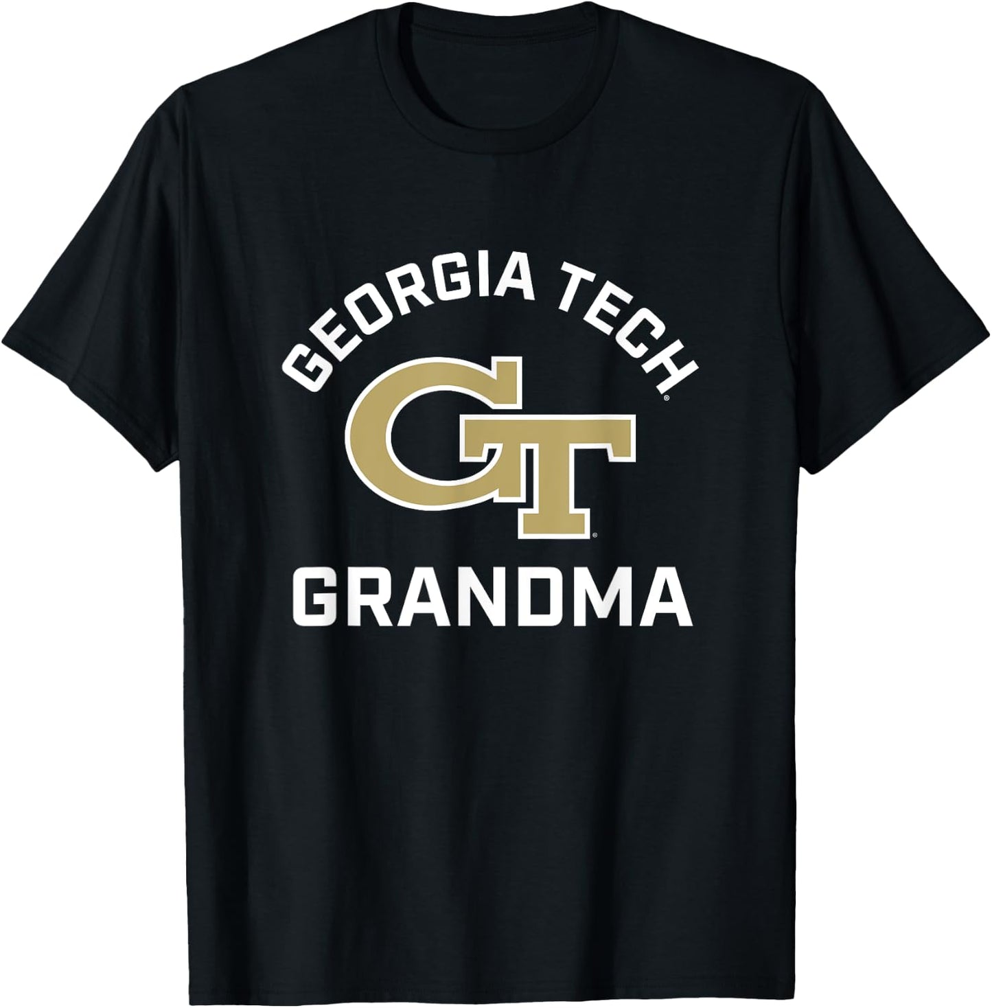 Georgia Tech Yellow Jackets Arched Grandma T-Shirt - T-Shirt | Black