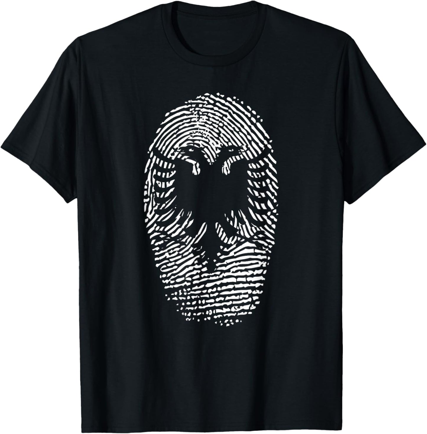 Albania Albanian Flag Eagle Gift T-Shirt - T-Shirt | Black