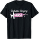 Robotics Surgery Nurse Cute Surgical Nursing Unit RN T-Shirt - T-Shirt | Black