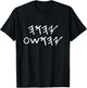 Yahuah Yahshua YHWH in Paleo Hebrew T-Shirt - T-Shirt | Black