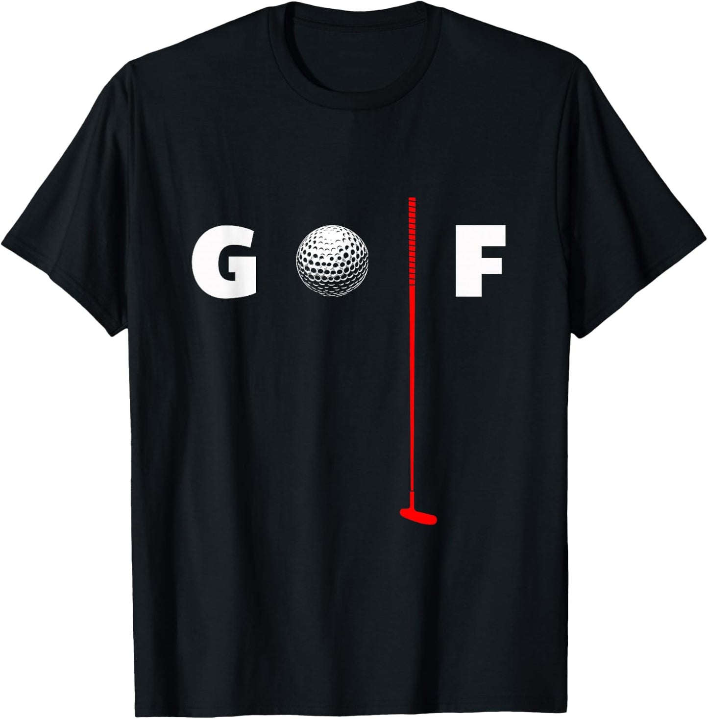 BASBO -Adults Golf , Black, Small, Short Sleeve, Classic Fit, Polyester 100% T-Shirt - T-Shirt | Black