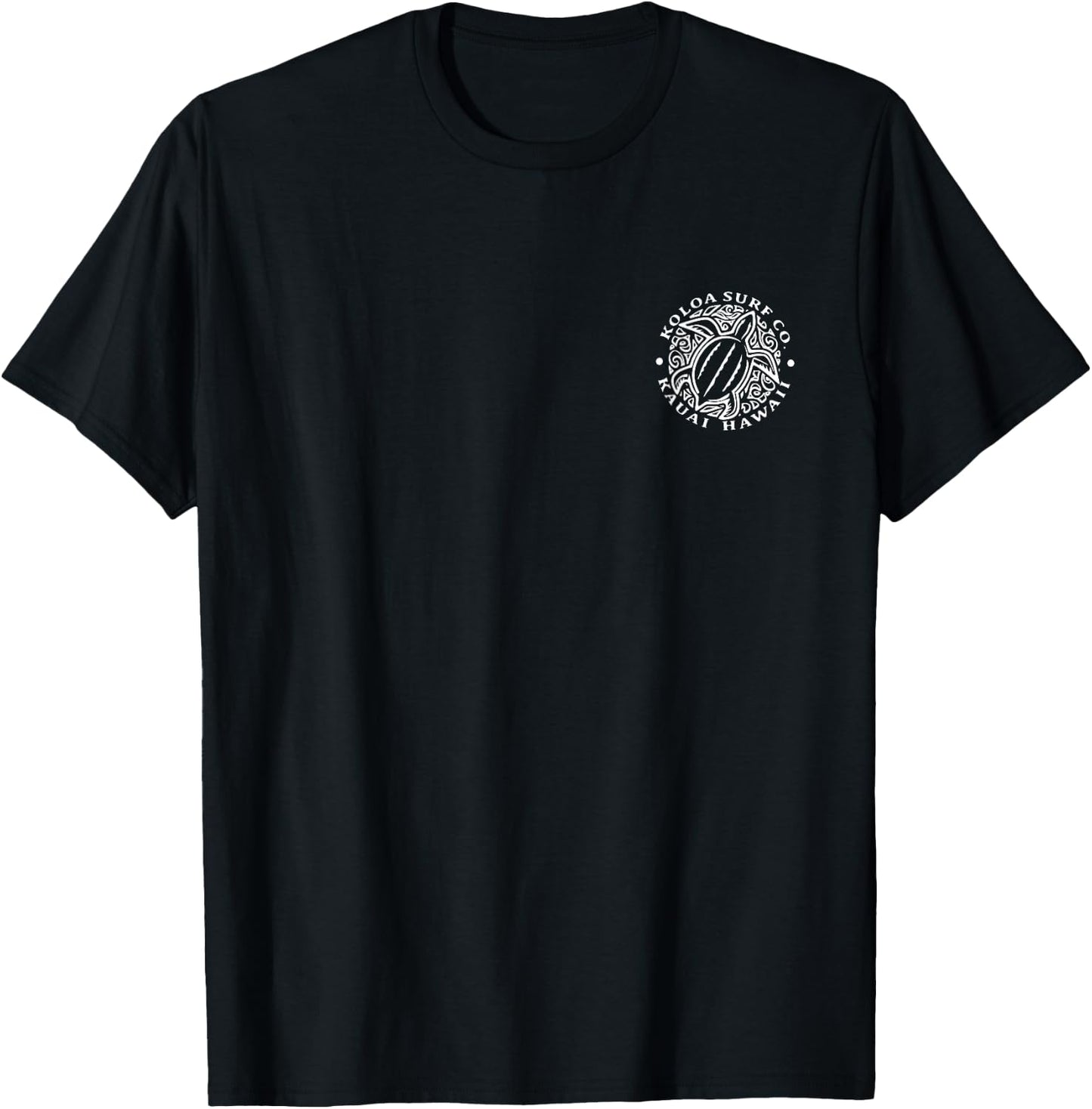 Koloa Surf Hawaiian Honu Turtle Lightweight, Graphic T-Shirt - T-Shirt | Black