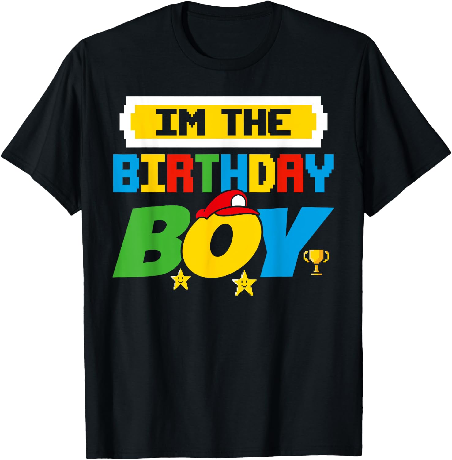Im The Birthday Boy Game Gaming Family Matching T-Shirt - T-Shirt | Black