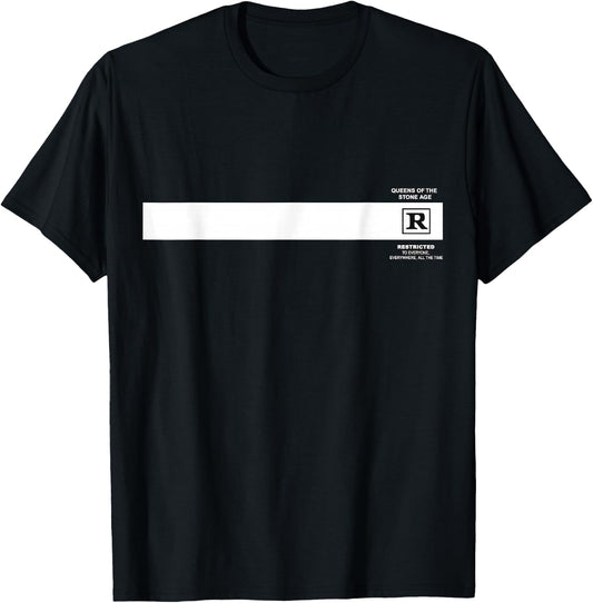 Official Queens of The Stone Age Rated R T-Shirt - T-Shirt | Black