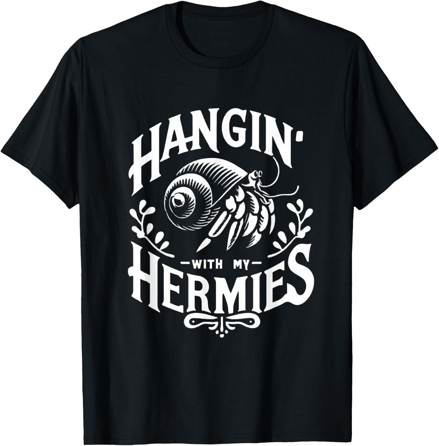 Hermit Crab Lover Shirt Ocean Animal Pet Hermit Crabs T-Shirt - T-Shirt | Black