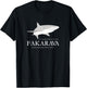 Fakarava Shark, Tumakohua the South Pass of Fakarava Atoll T-Shirt - T-Shirt | Black