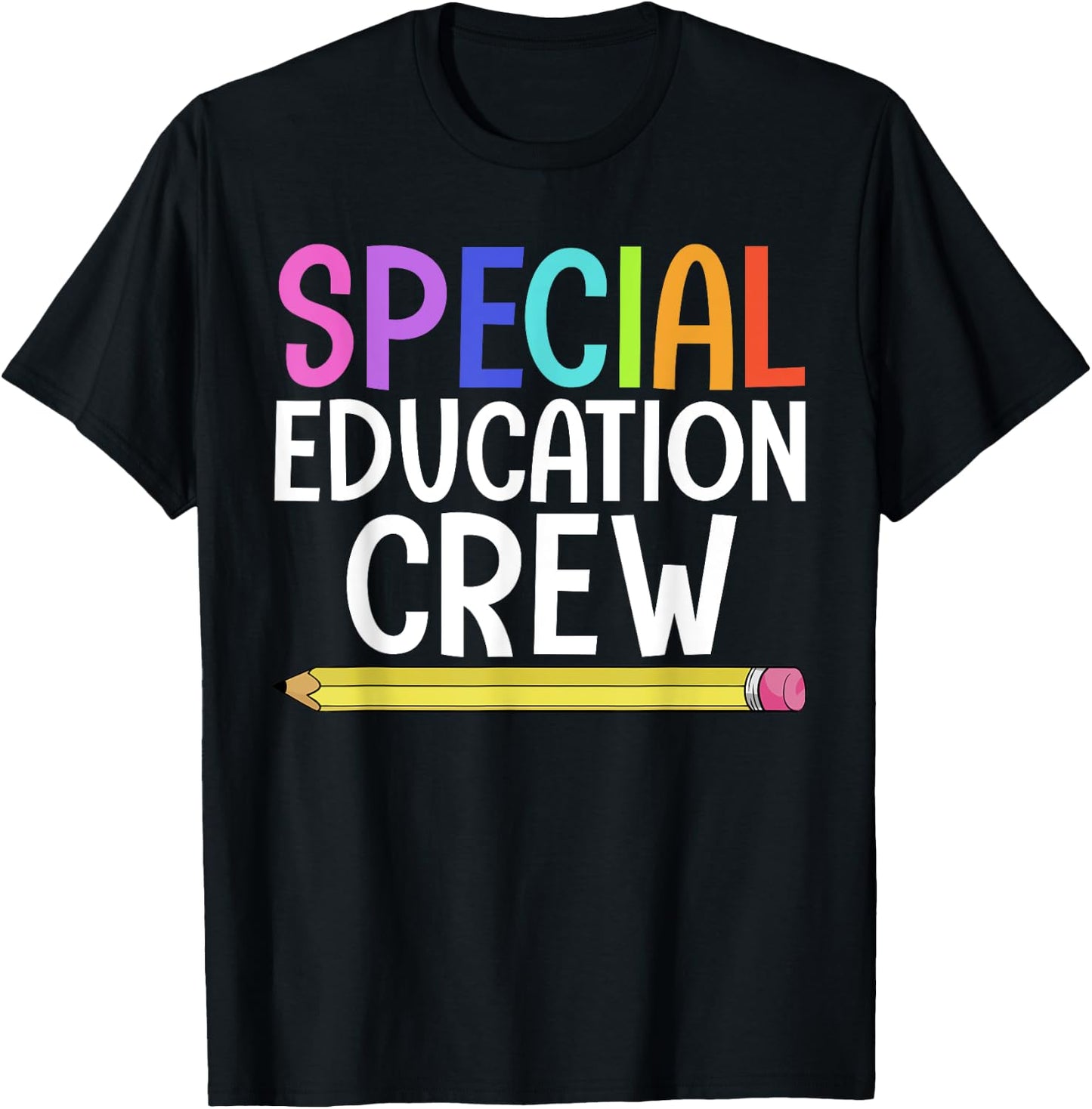 SPED Teacher Art Women IEP Special Education Crew T-Shirt - T-Shirt | Black