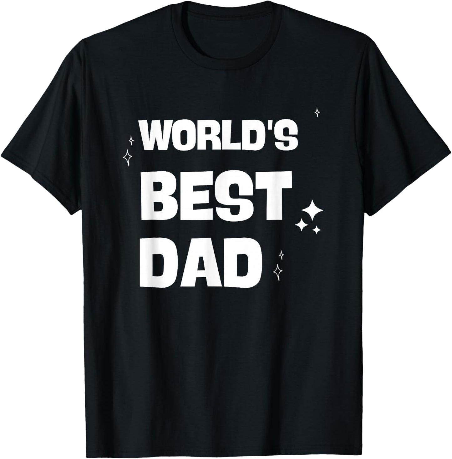 World's Best Dad T-Shirt - T-Shirt | Black