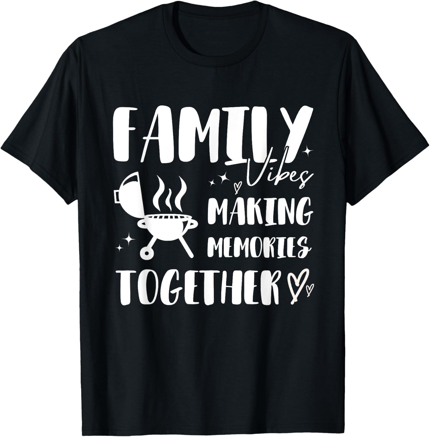Holiday BBQ Family Matching Reunion Making Memories 2025 T-Shirt - T-Shirt | Black