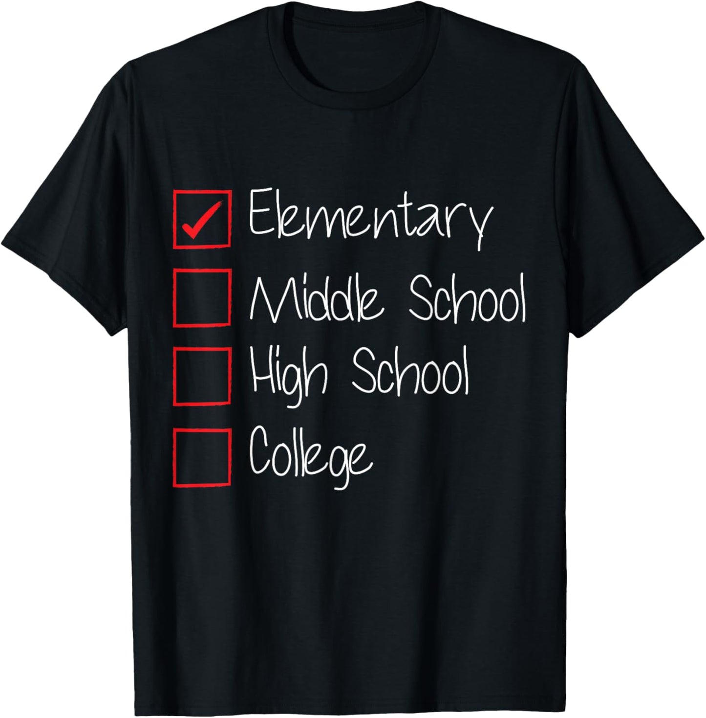 Elementary School Graduation Class 5th 6th Grade Graduate T-Shirt - T-Shirt | Black