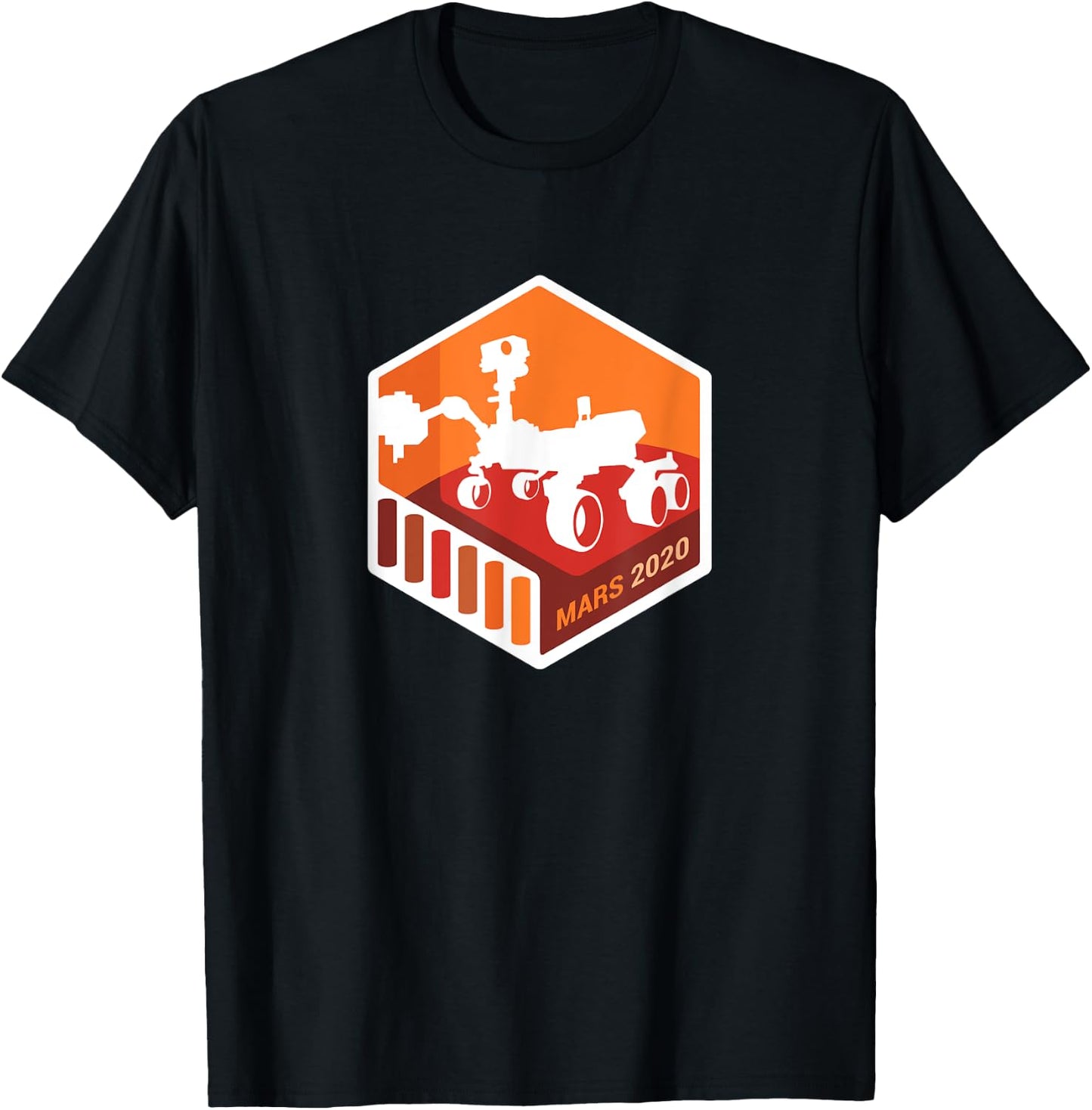 NASA JPL Mars 2020 Rover Mission Mars Exploration Program T-Shirt - T-Shirt | Black