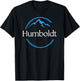Humboldt County CA California Vintage Retro Souvenirs T-Shirt - T-Shirt | Black