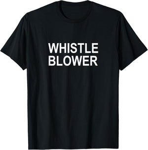 Whistle Blower T-Shirt - T-Shirt | Black
