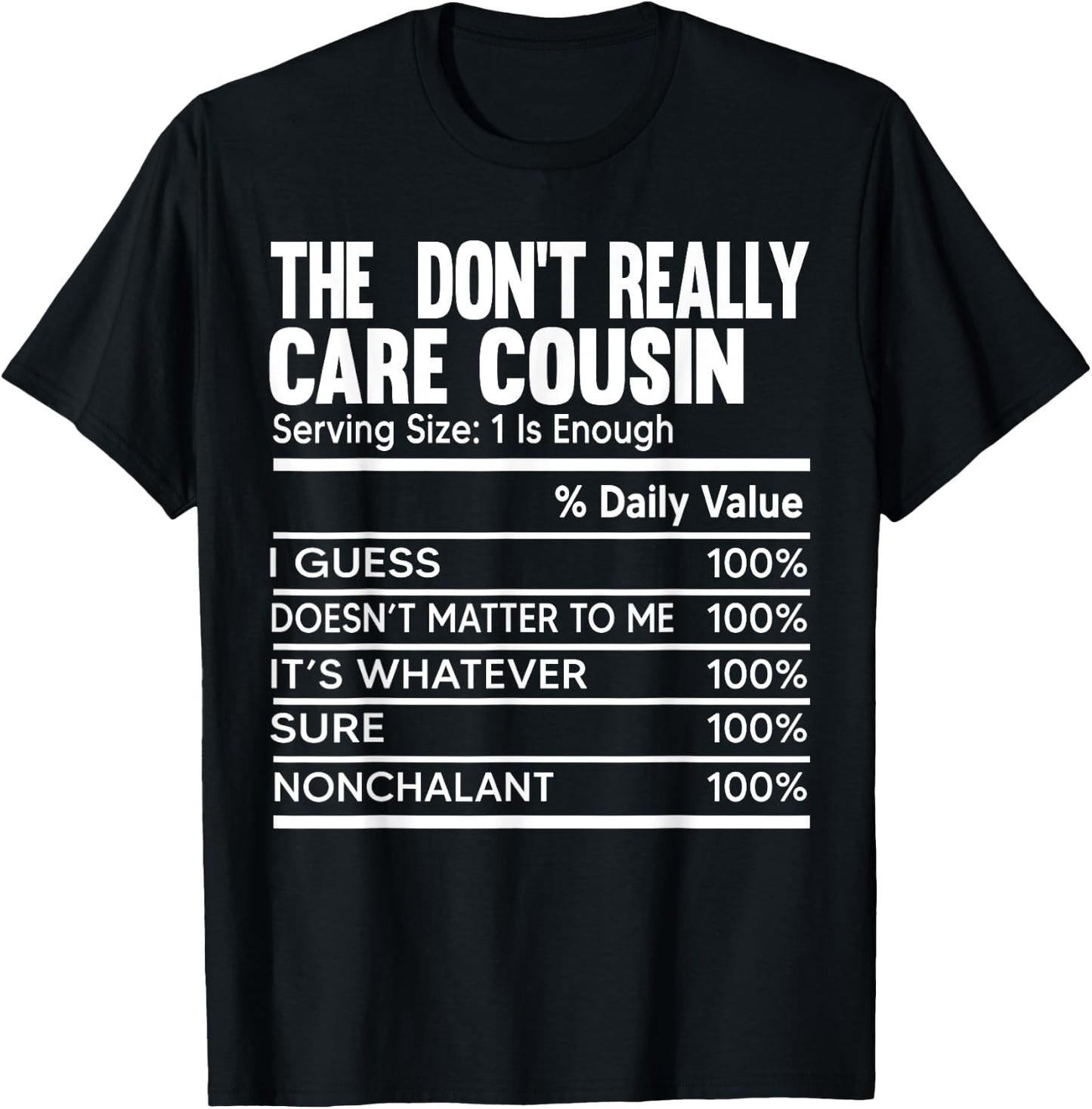 Member Of The Crazy Cousin Crew Matching Family Funny Facts T-Shirt - T-Shirt | Black