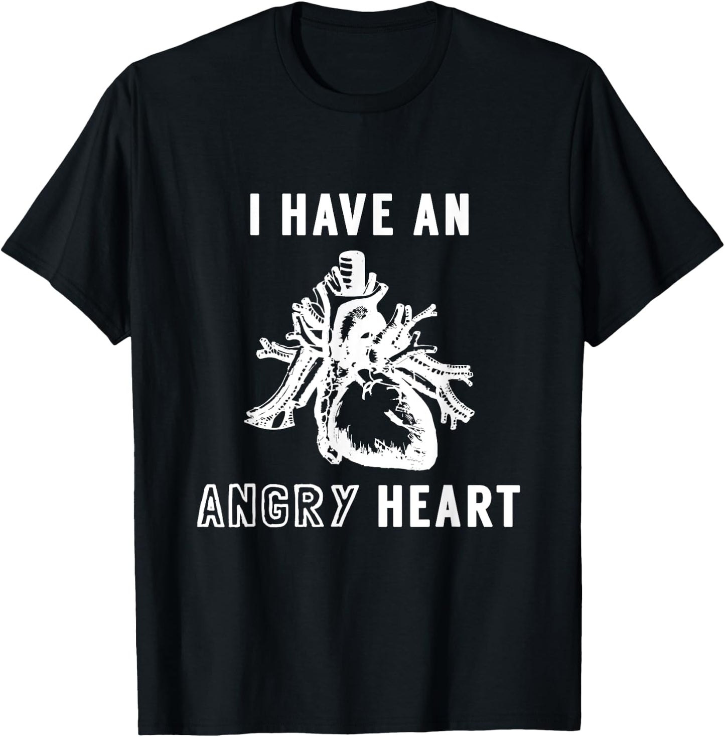 I Have An Angry Heart - Surgery Folk Punk AJJ Music T-Shirt - T-Shirt | Black