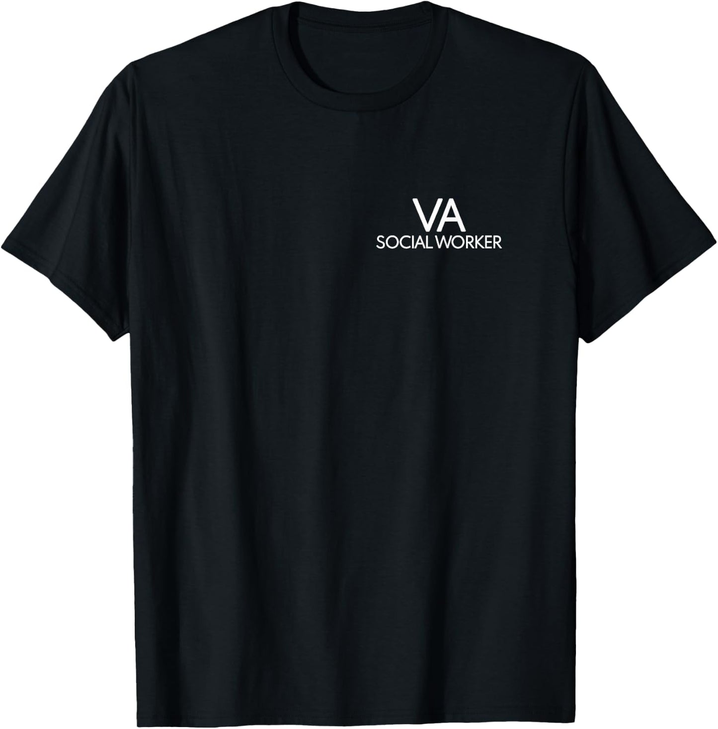 VA Social Worker for United States Soldiers & Veterans T-Shirt - T-Shirt | Black