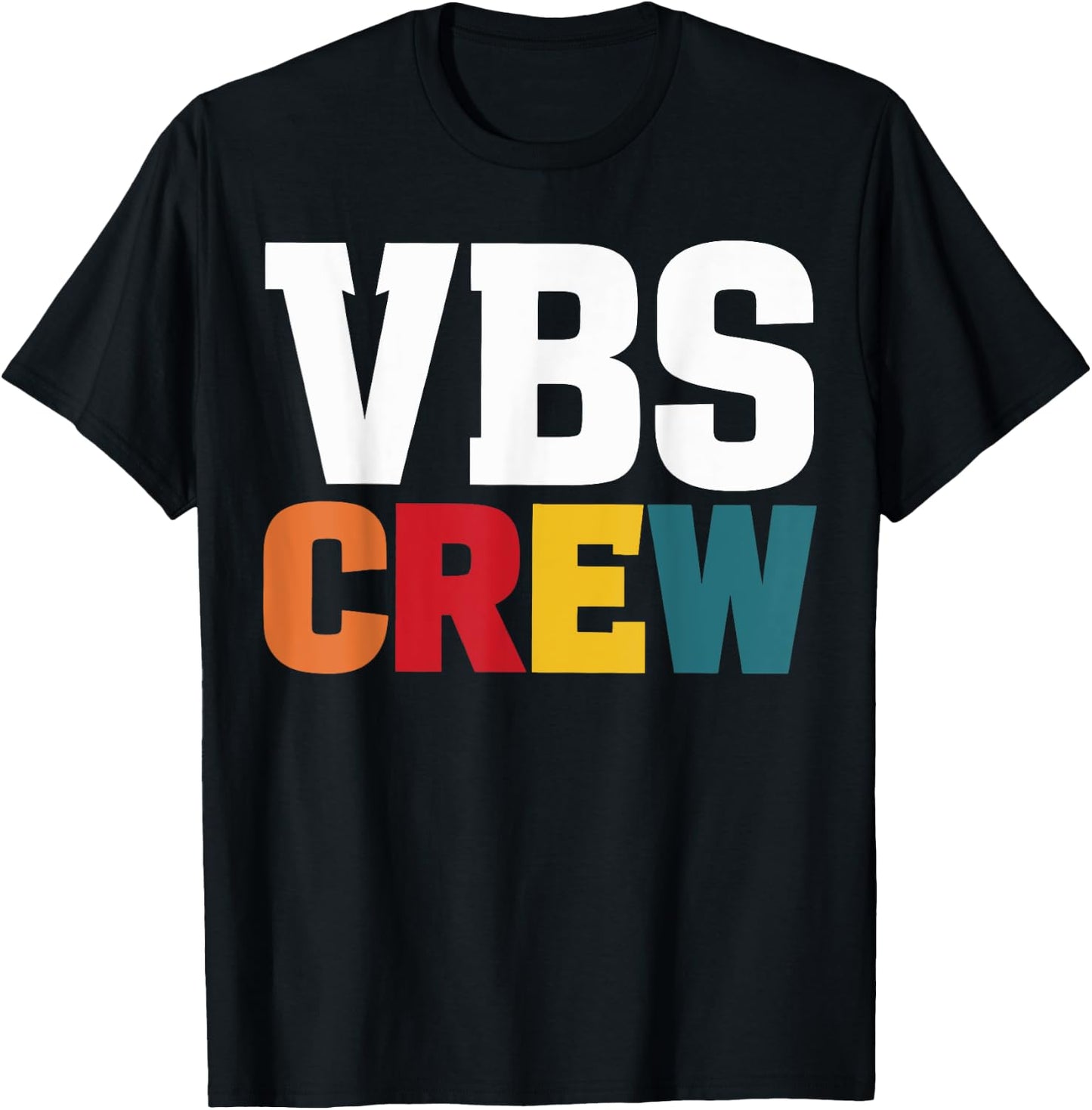 VBS Crew Faith-Based Gathering Sunday School Teacher Women Kids T-Shirt - T-Shirt | Black