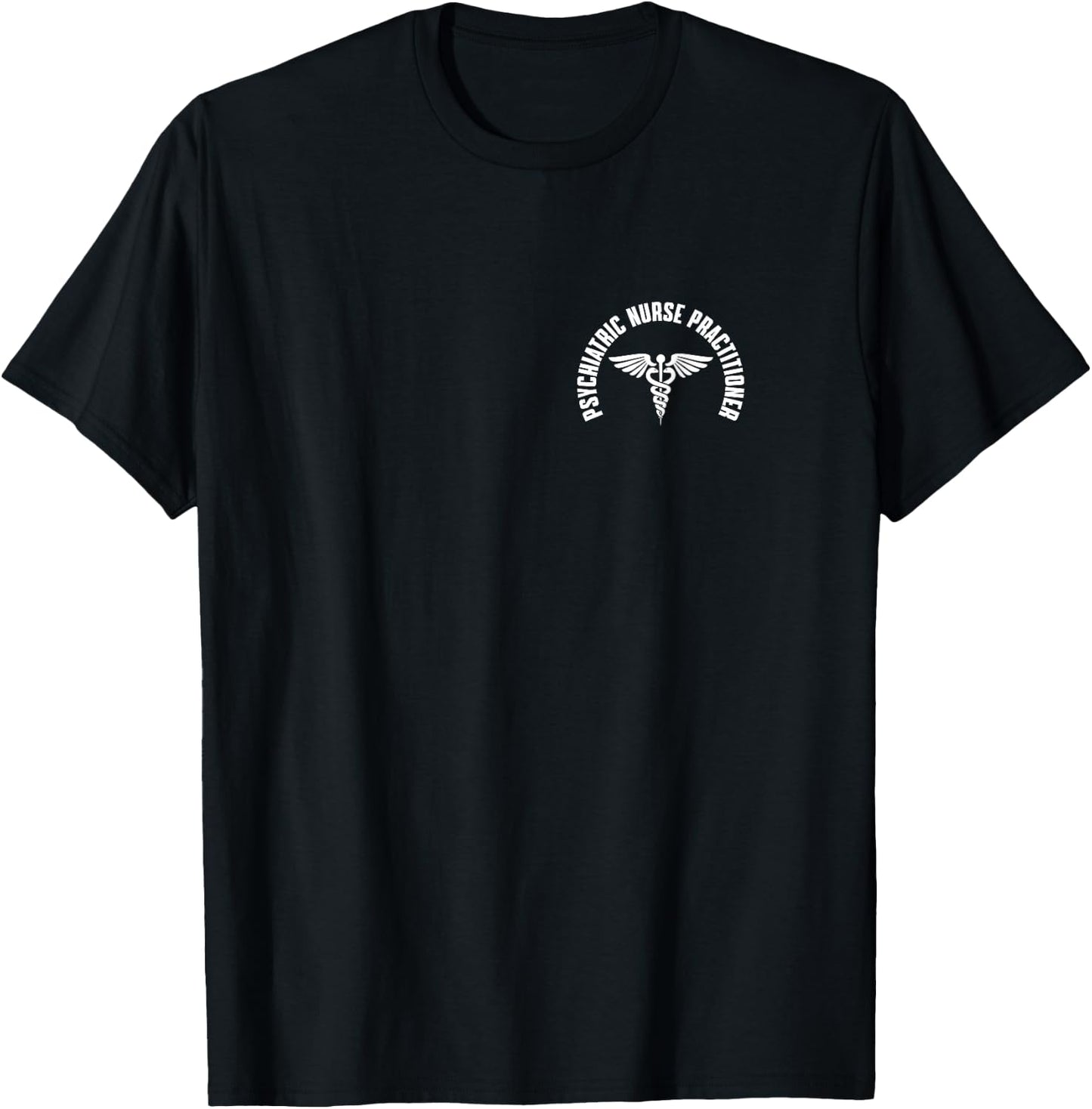 Psychiatric Nurse Practitioner Pocket Apparel PMHNP T-Shirt - T-Shirt | Black