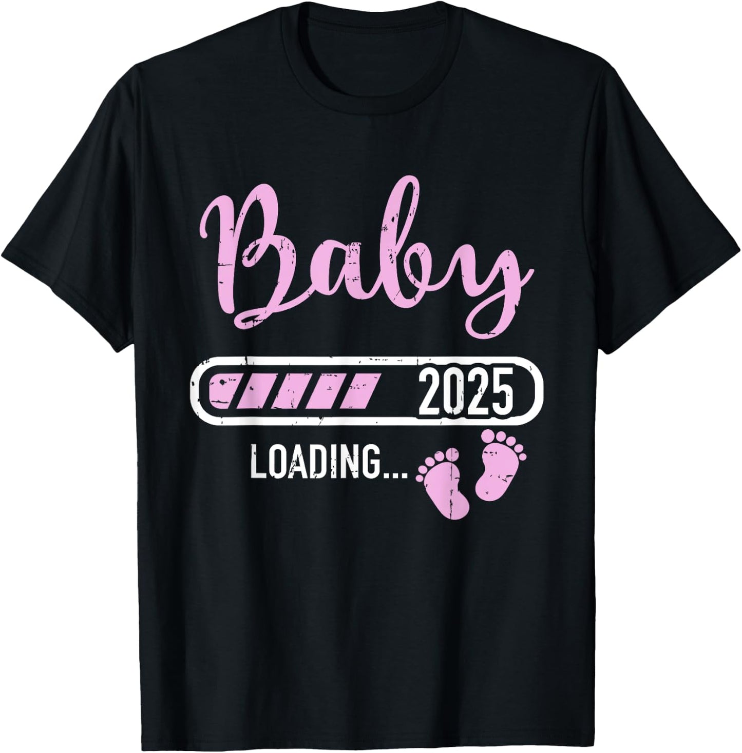 Baby loading 2025 for pregnancy announcement T-Shirt - T-Shirt | Black