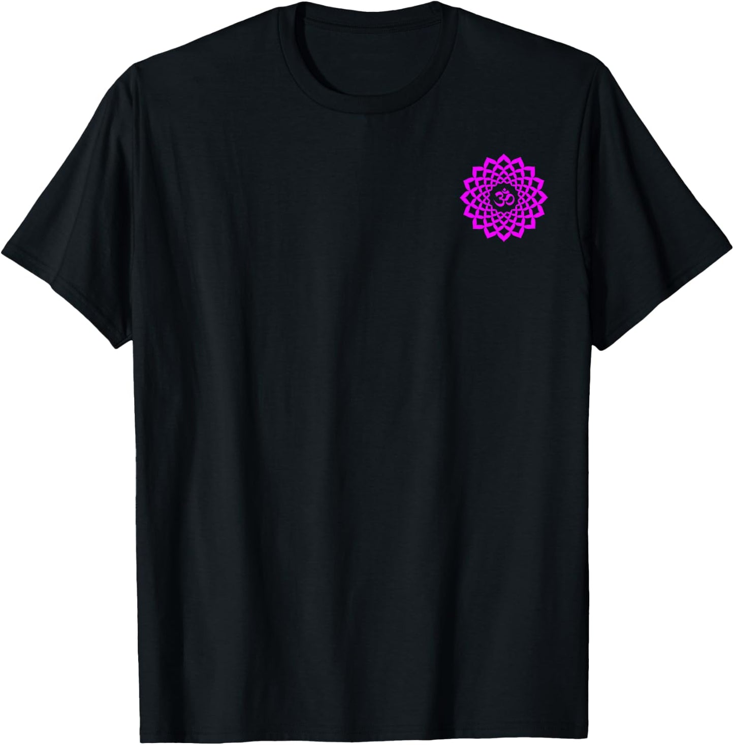 Sahasrara Chakra Symbol Yoga - Small Print T-Shirt - T-Shirt | Black