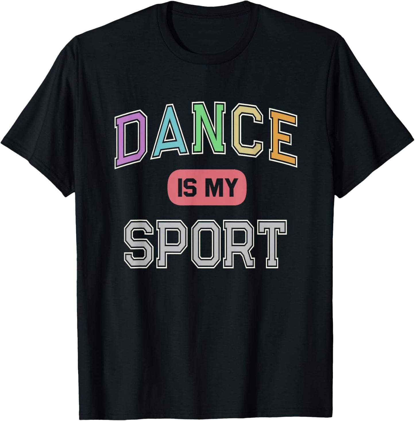DANCE IS MY SPORT Straight Outta Dancing Class Ballet Dancer T-Shirt - T-Shirt | Black