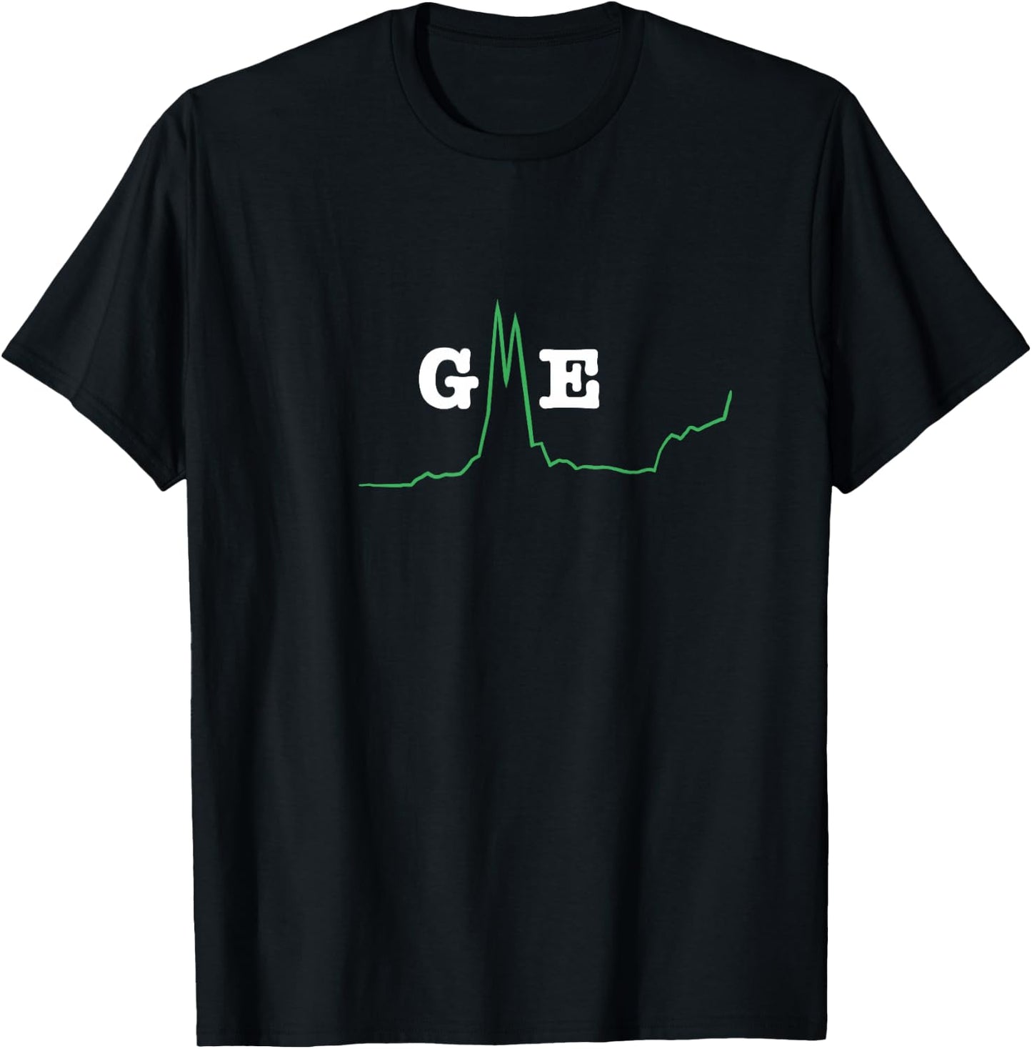 GME Chart Green Squeeze Diamond Hands To the Moon T-Shirt - T-Shirt | Black
