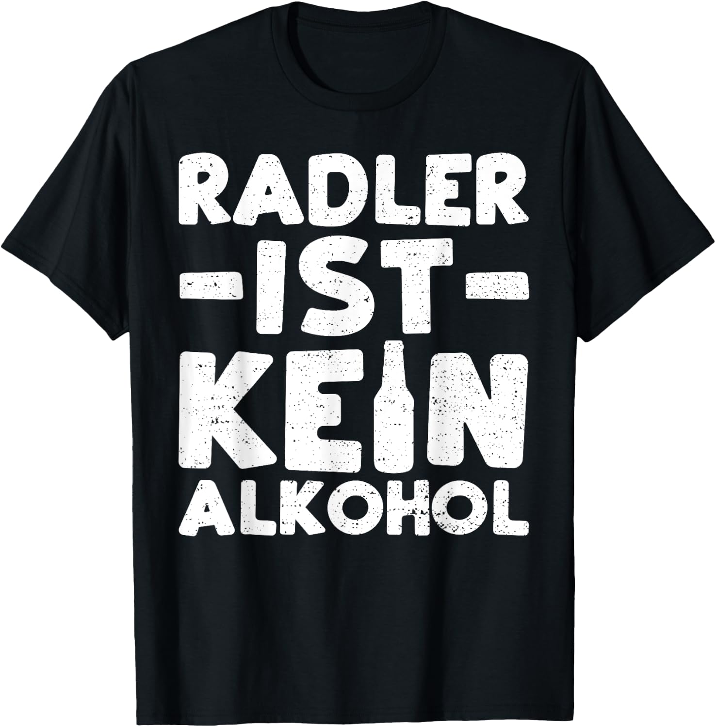 Radler: Radler Is Not Alcohol - Beer T-Shirt - T-Shirt | Black