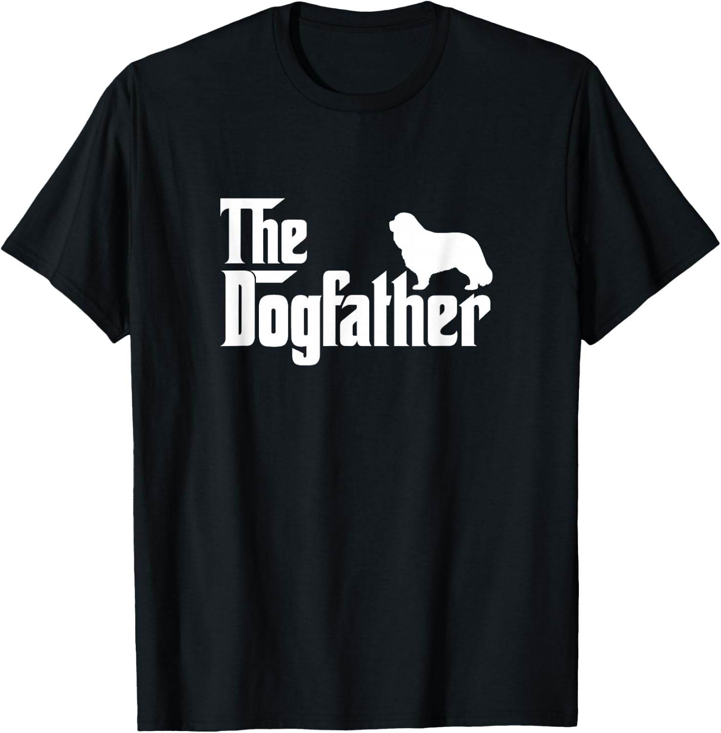 Cavalier King Charles Spaniel - The DogFather T-Shirt - T-Shirt | Black