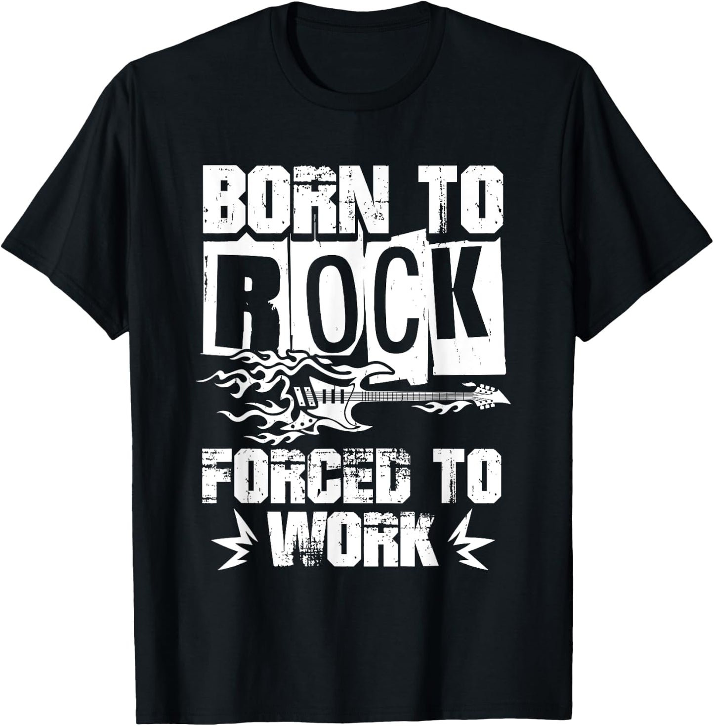 Music Rock And Roll Band Concert Musician Hard Rock T-Shirt - T-Shirt | Black