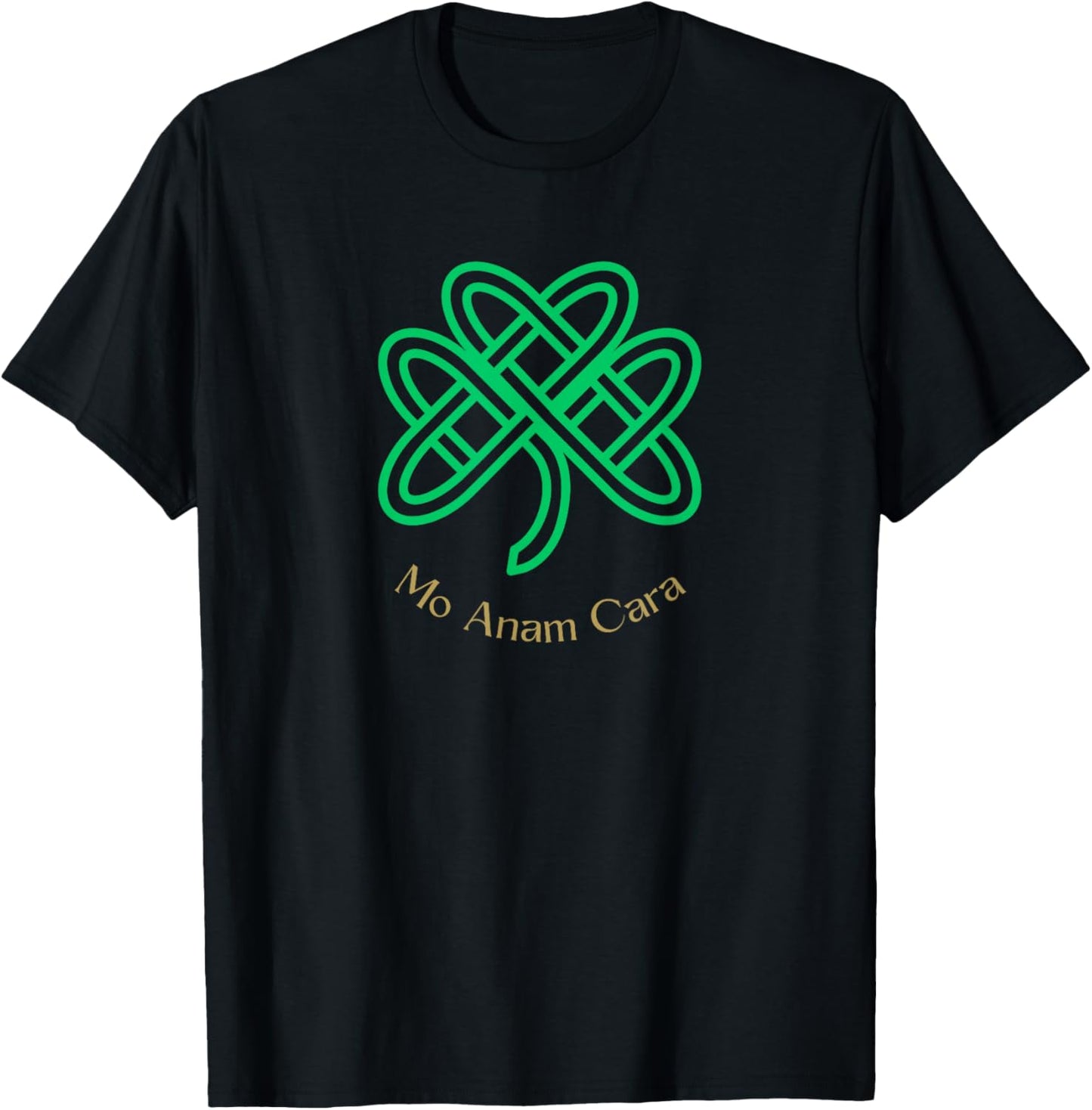 Mo Anam Cara Irish Shamrock T-Shirt - T-Shirt | Black