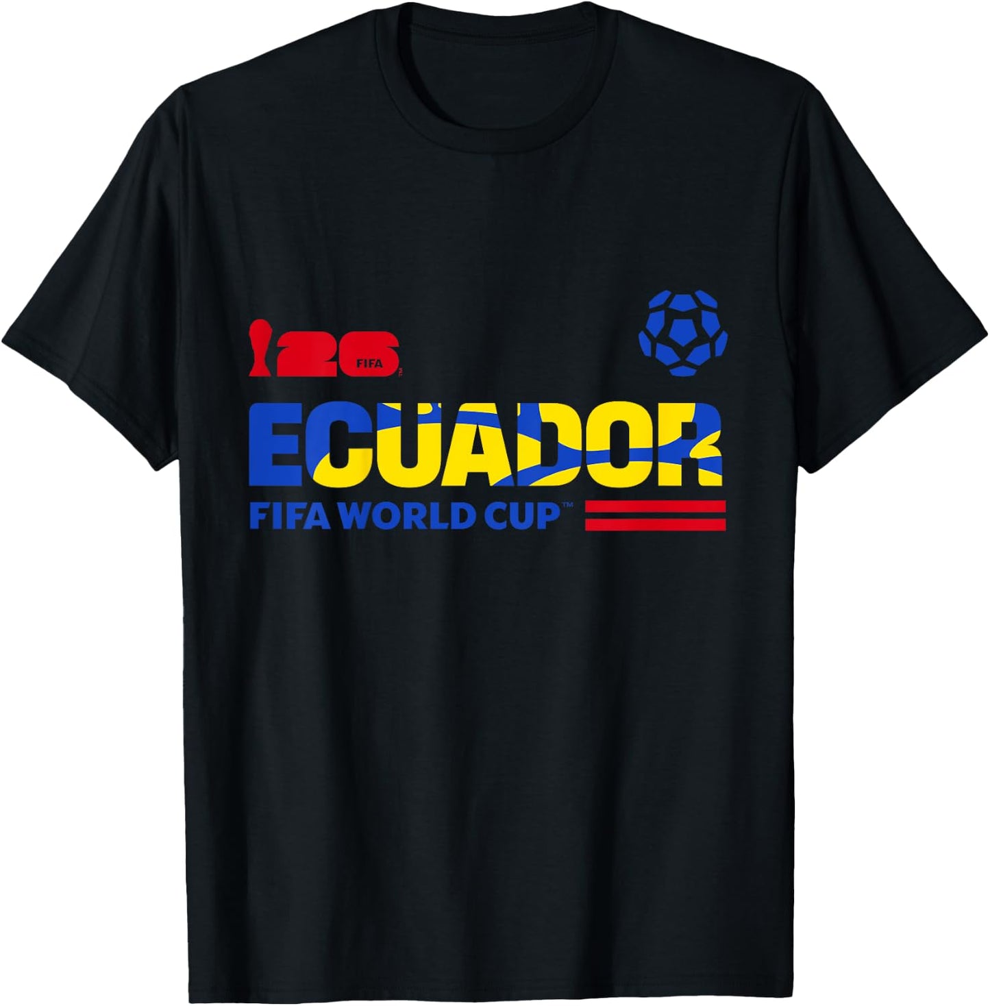 Kids FIFA World CUP26 Qualifier Ecuador T-Shirt - T-Shirt | Black