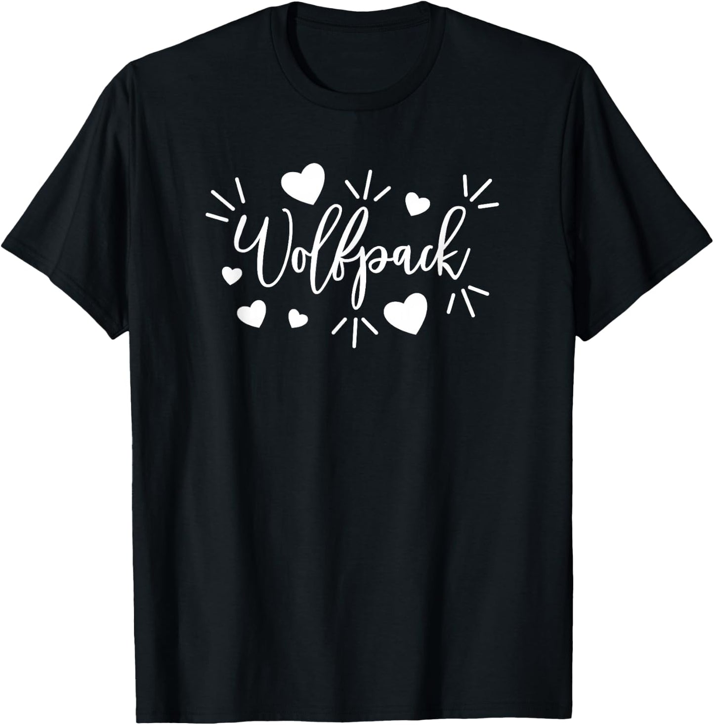 AS Wolfpack sports team mascot T-Shirt - T-Shirt | Black