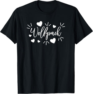 AS Wolfpack sports team mascot T-Shirt - T-Shirt | Black