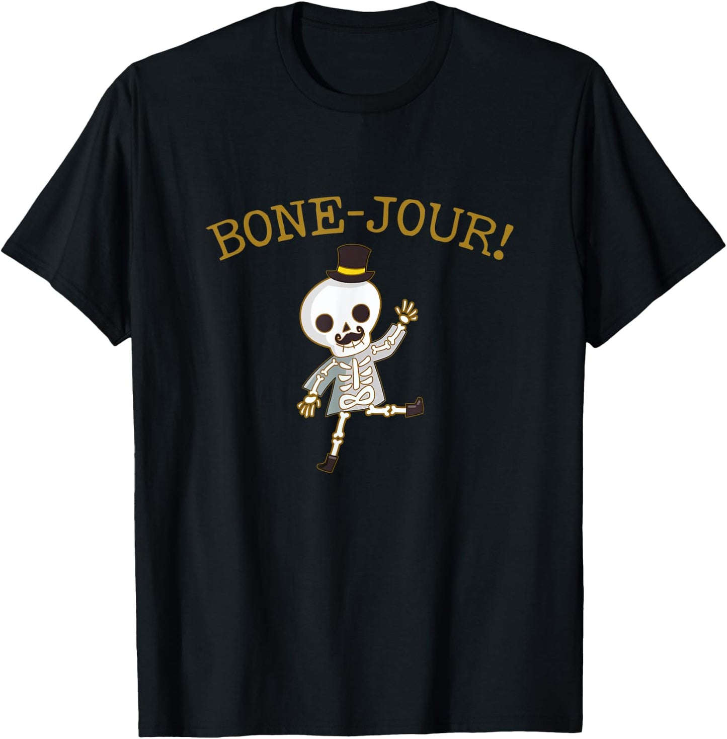 Bone-Jour - Gifts For Orthopedic Surgeons, Bone Doctors T-Shirt - T-Shirt | Black